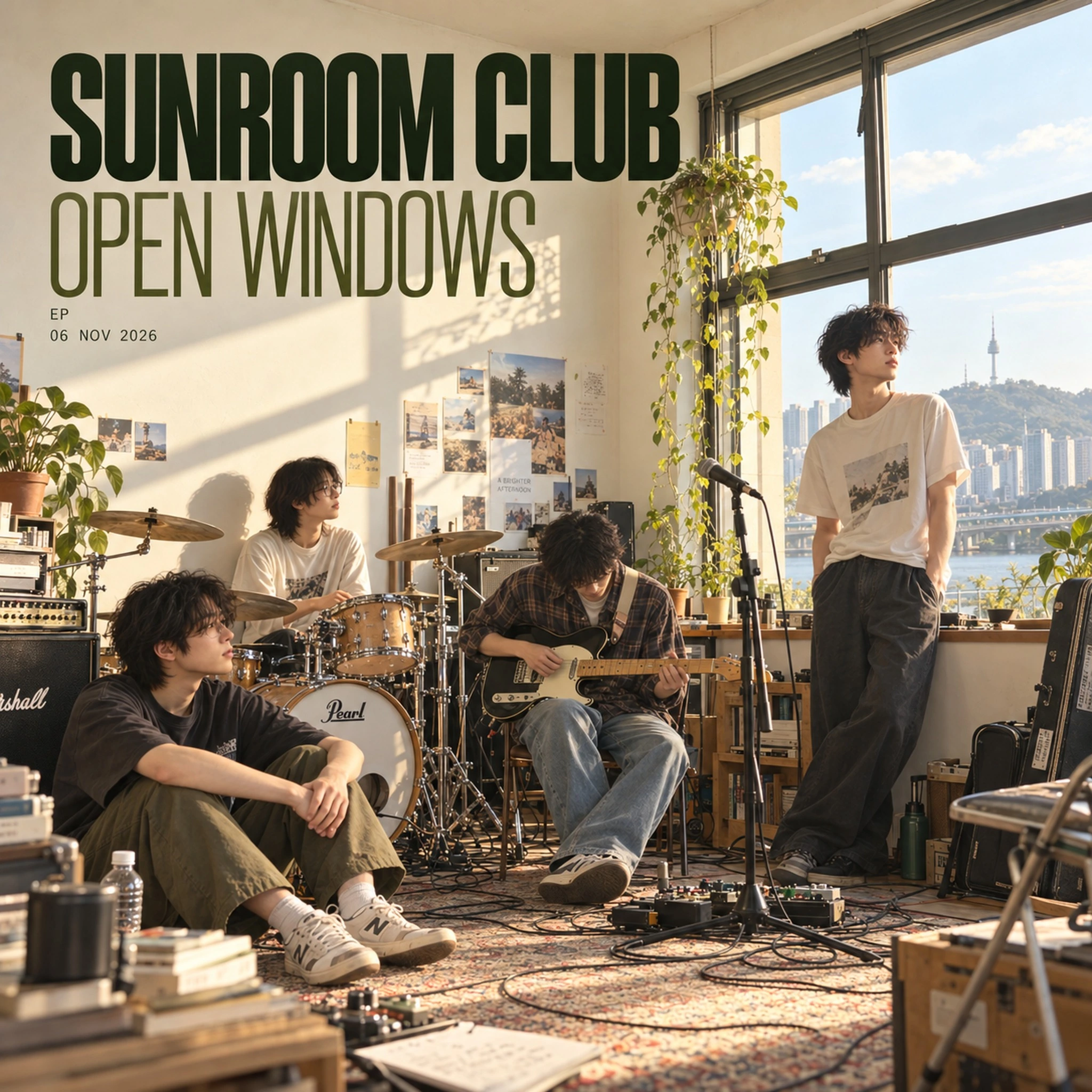SUNROOM CLUB Open Windows EP 아트워크
